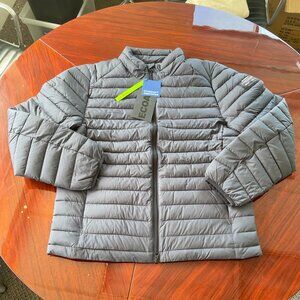 ECOALF Beretalf Jacket  - Men's Lightweight Puffer - Asphalt - NEW